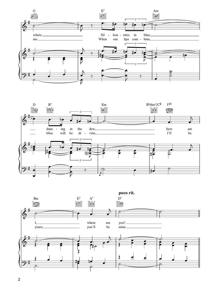 Shadow Waltz Shadow Waltz Piano, Vocal, Guitar scores gallery preview page 2