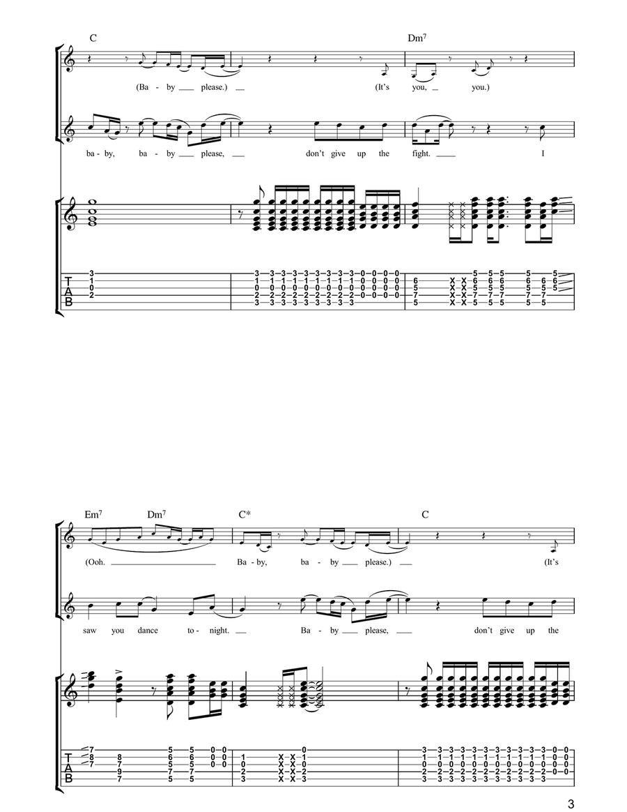 Don't Give Up The Fight Don't Give Up The Fight Acoustic Guitar scores gallery preview page 3