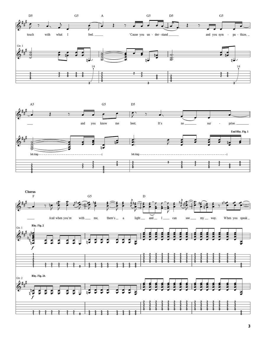 Hands Hands Acoustic Guitar scores gallery preview page 3