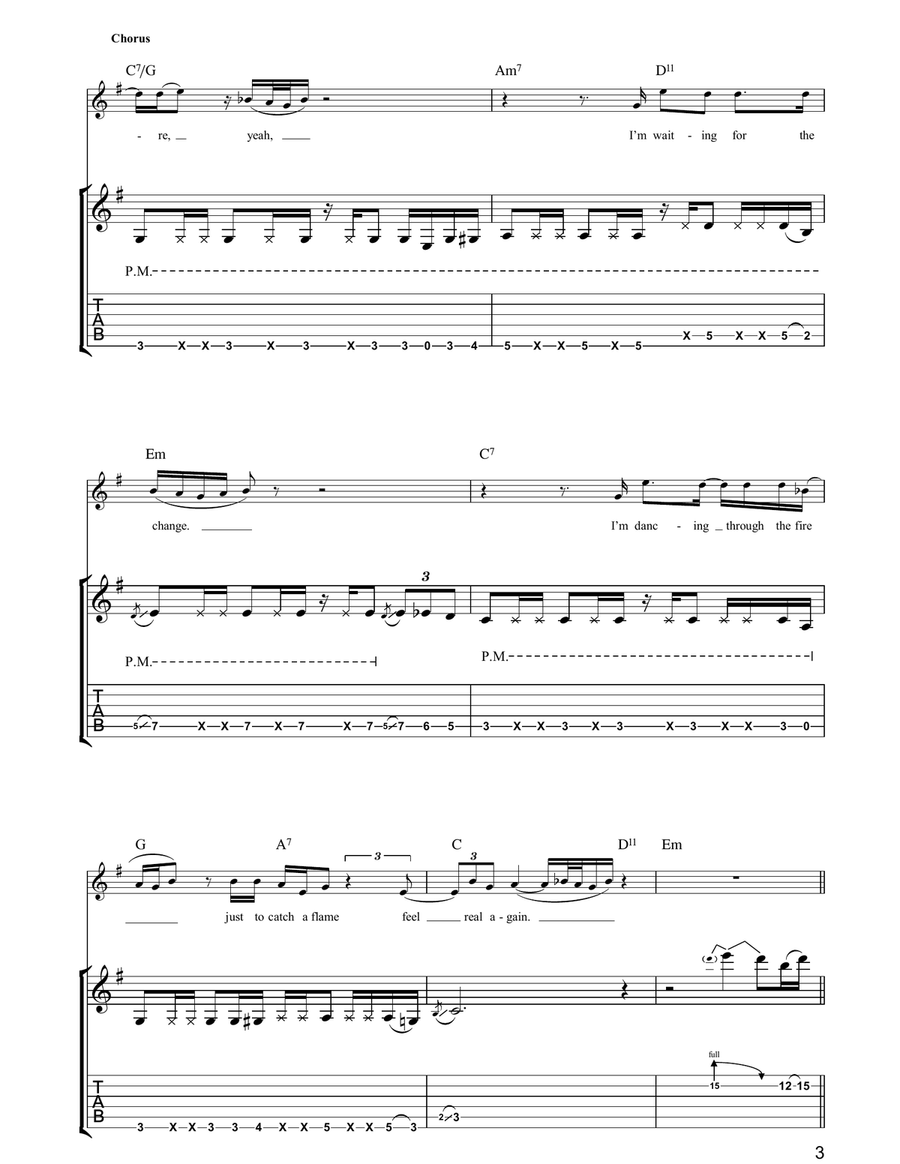 You Do Something To Me You Do Something To Me Guitar Tablature scores gallery preview page 3