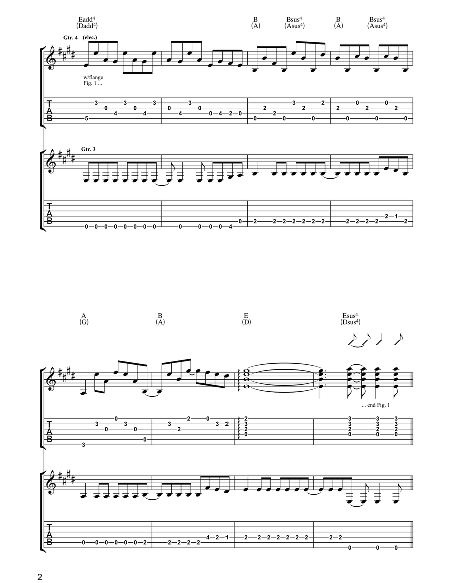 This is The One This is The One Guitar Tablature scores gallery preview page 2