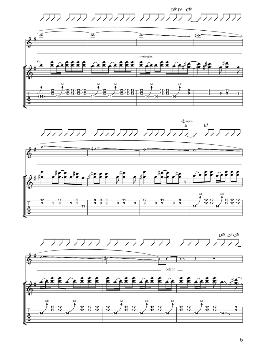 Right Next Door To Hell Right Next Door To Hell Acoustic Guitar scores gallery preview page 5