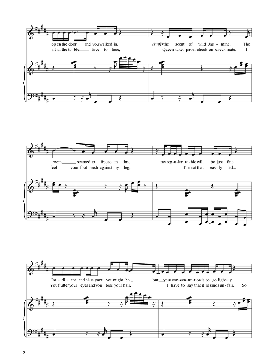 Get Your Way Get Your Way Piano, Vocal, Guitar scores gallery preview page 2