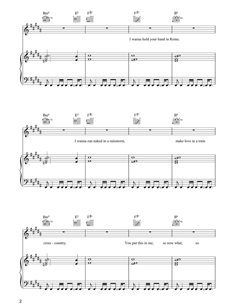 Justify My Love Justify My Love Acoustic Guitar scores gallery preview page 2