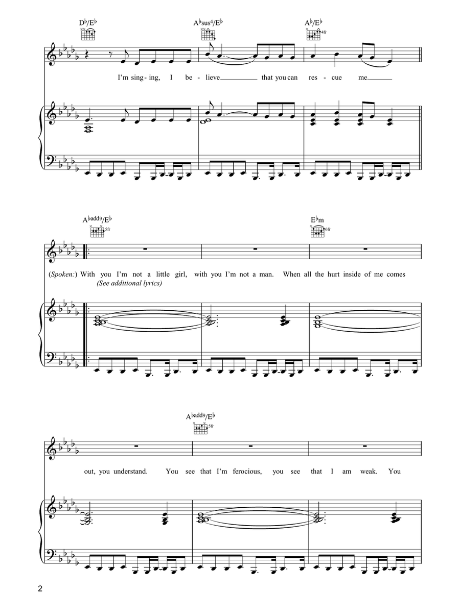 Rescue Me Rescue Me Acoustic Guitar scores gallery preview page 2