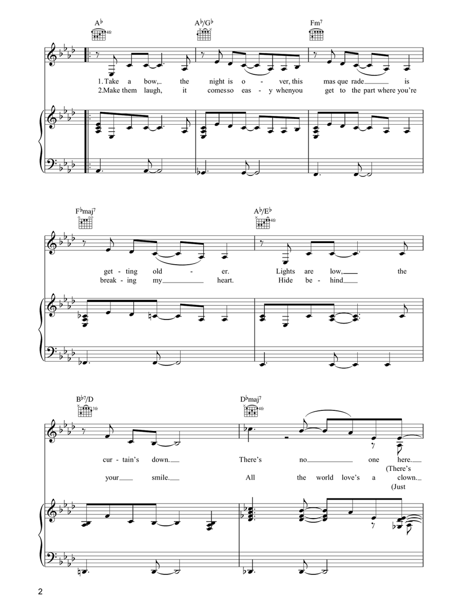 Take A Bow Take A Bow Acoustic Guitar scores gallery preview page 2