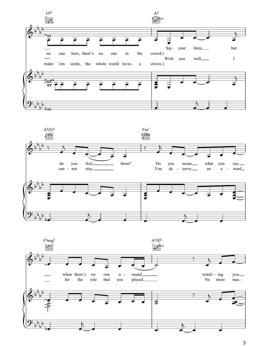 Take A Bow Take A Bow Acoustic Guitar scores gallery preview page 3