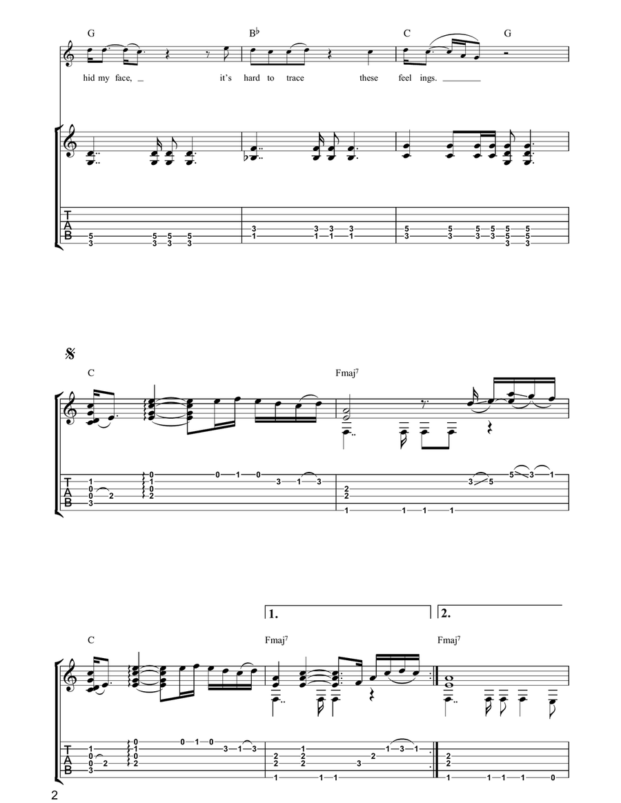 Time Passes Time Passes Acoustic Guitar scores gallery preview page 2