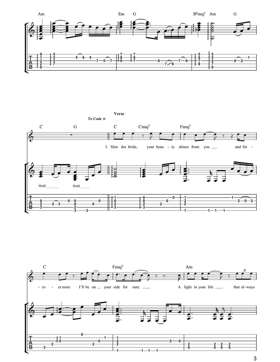 Time Passes Time Passes Acoustic Guitar scores gallery preview page 3