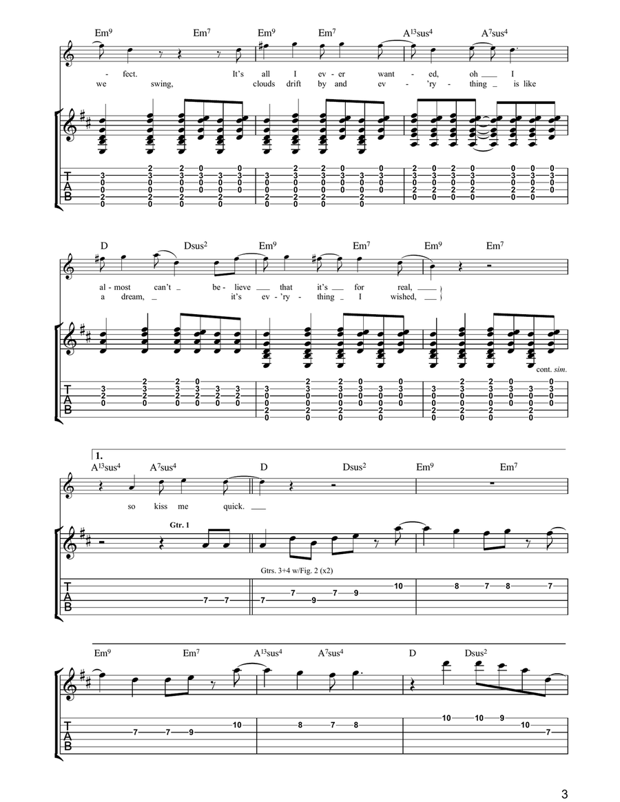 Mint Car Mint Car Acoustic Guitar scores gallery preview page 3