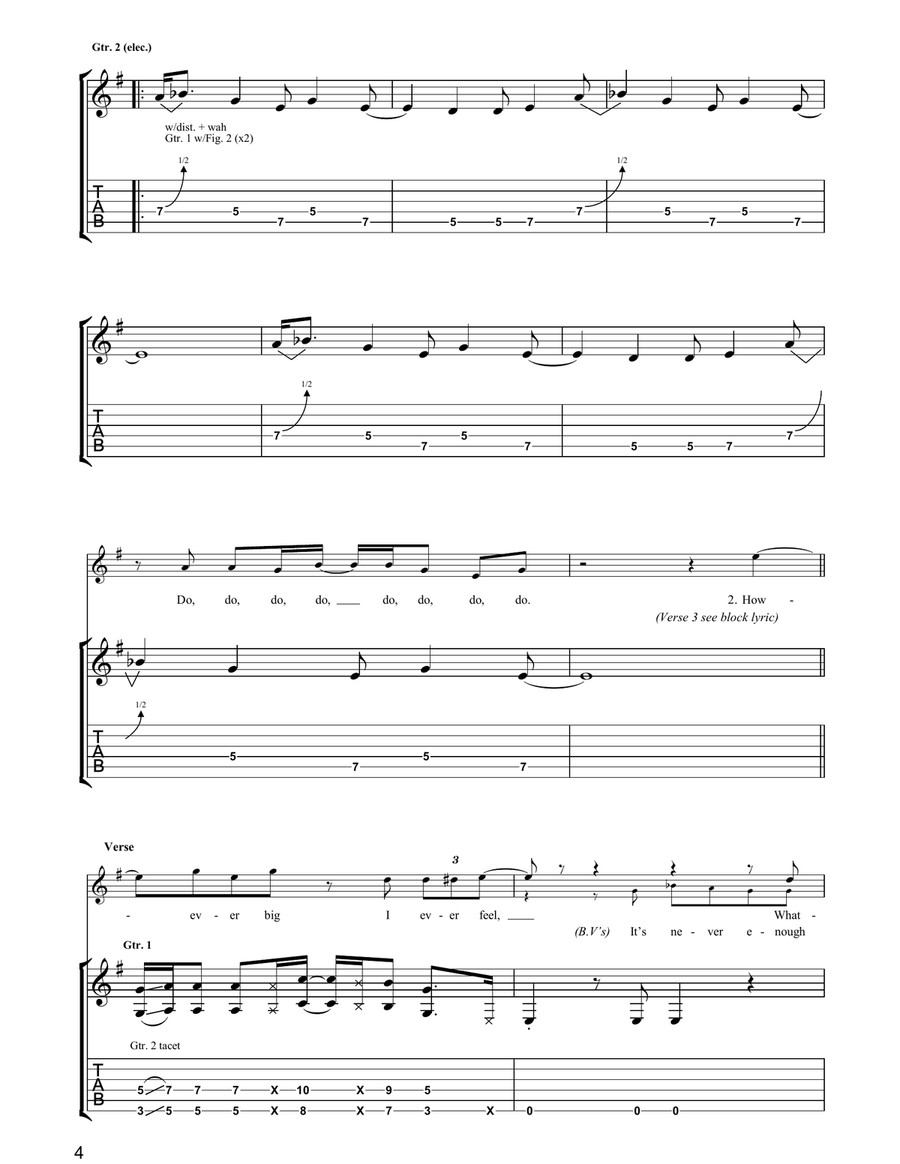 Never Enough Never Enough Acoustic Guitar scores gallery preview page 4