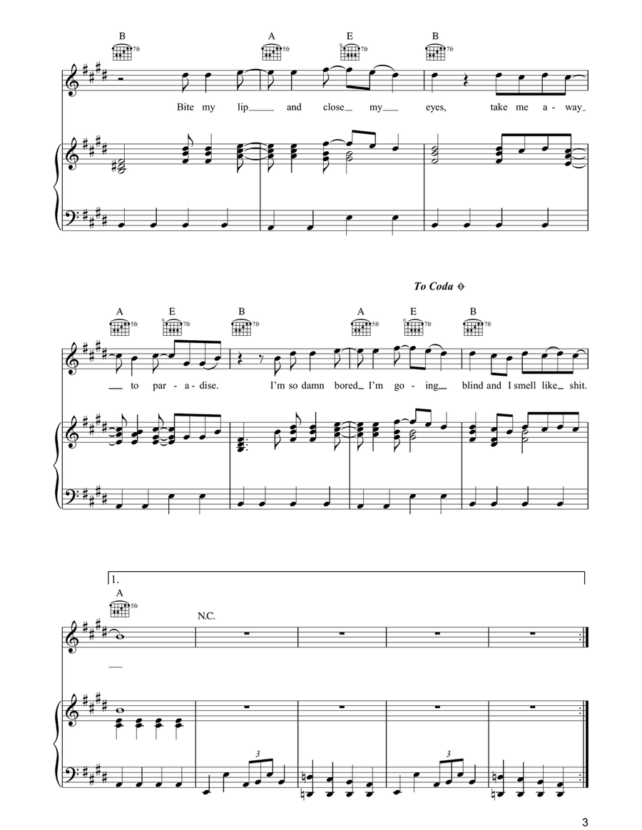 Longview Longview Guitar scores gallery preview page 3