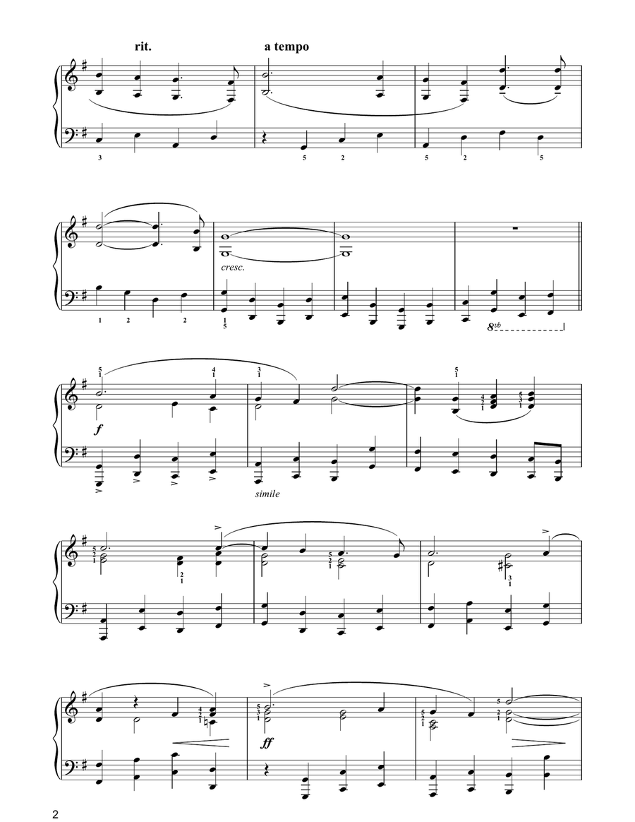 Opening Theme from Symphony No.1, Op.55 Acoustic Guitar scores gallery preview page 2