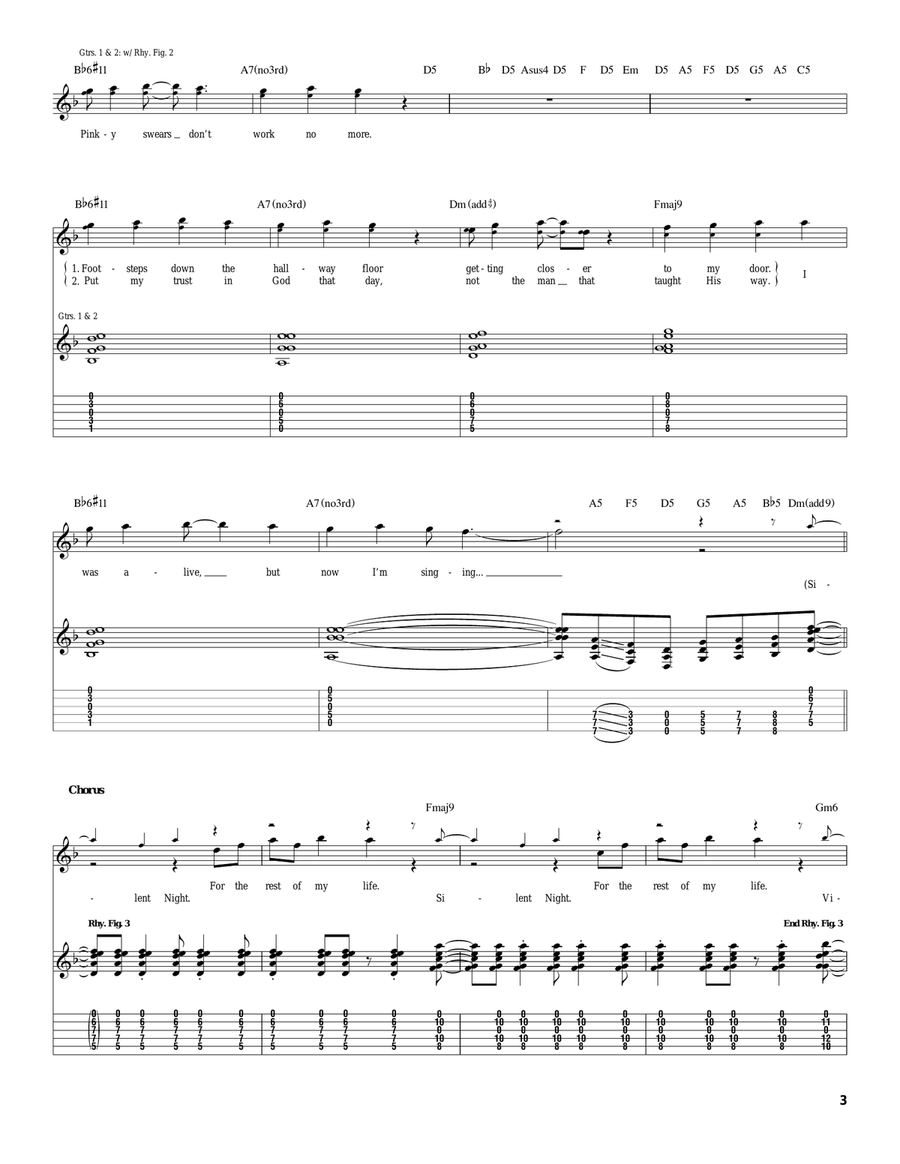 Devil In A Midnight Mass Devil In A Midnight Mass Acoustic Guitar scores gallery preview page 3