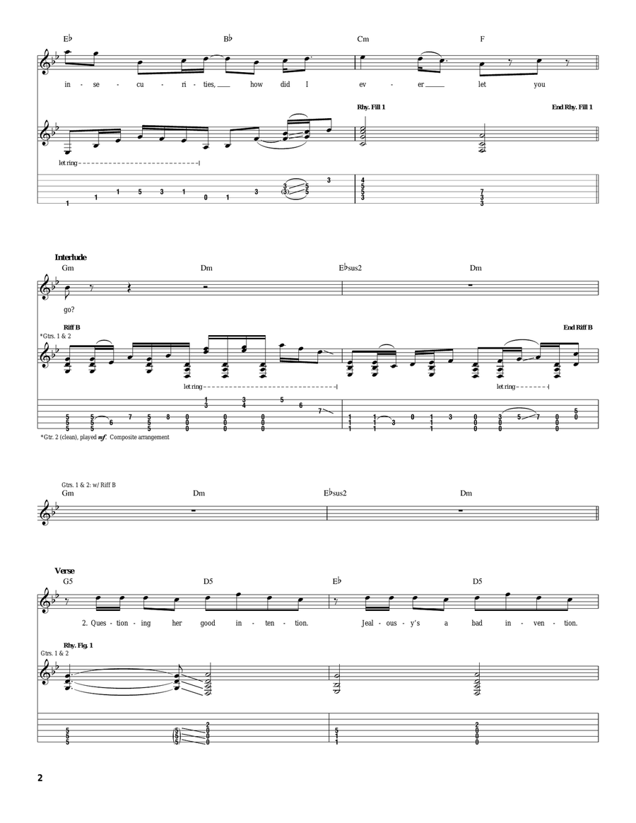 Pins And Needles Pins And Needles Acoustic Guitar scores gallery preview page 2