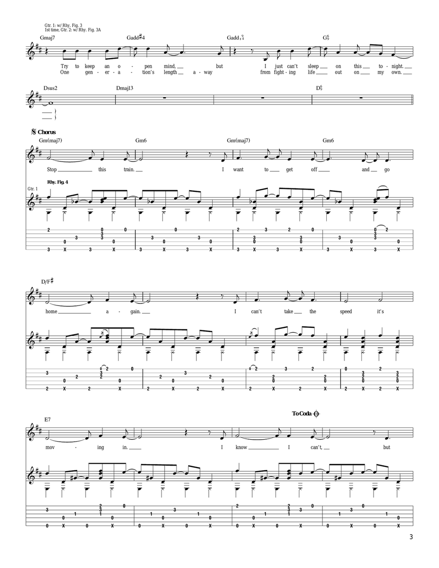 Stop This Train Stop This Train Acoustic Guitar scores gallery preview page 3