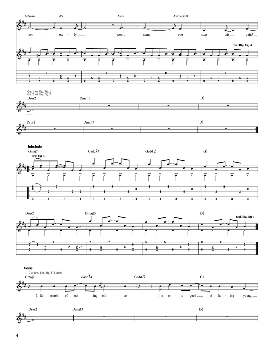 Stop This Train Stop This Train Acoustic Guitar scores gallery preview page 4