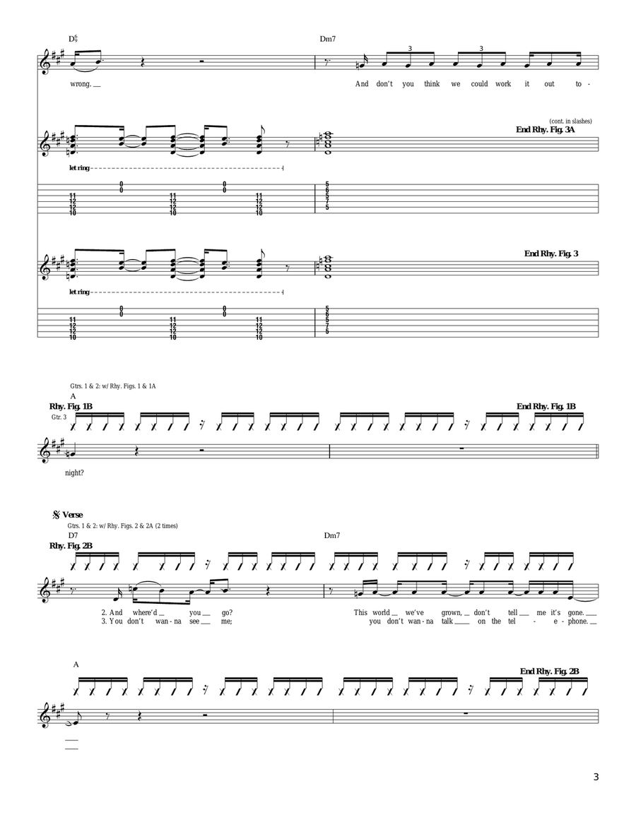 Bend In The Road Bend In The Road Acoustic Guitar scores gallery preview page 3