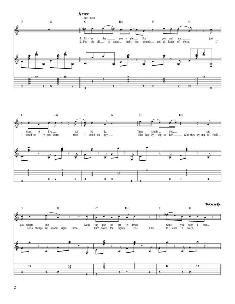 It Don't Matter It Don't Matter Acoustic Guitar scores gallery preview page 2