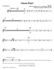 Gloria Patri - Bb Trumpet 1b