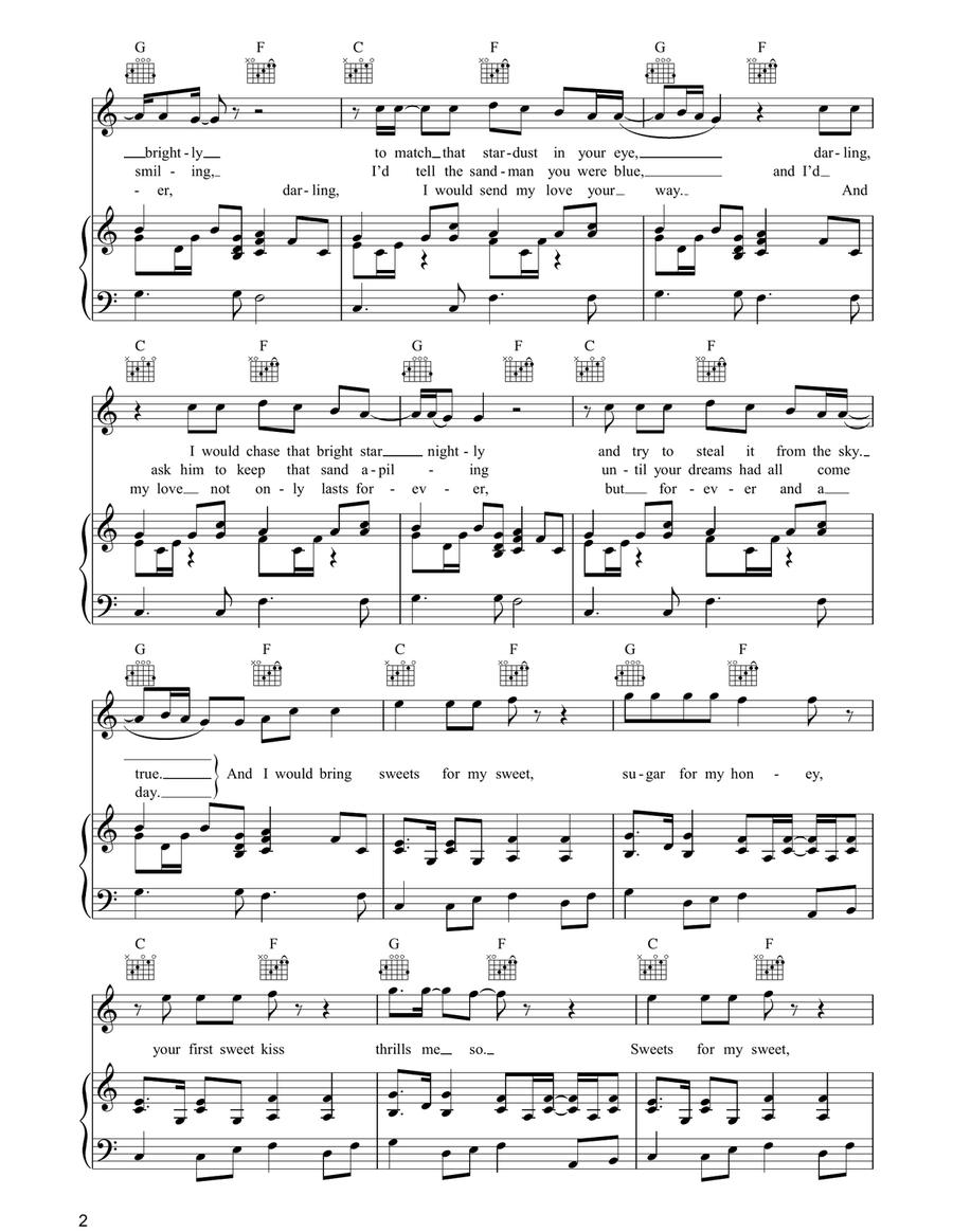 Sweets For My Sweet Sweets For My Sweet Acoustic Guitar scores gallery preview page 2
