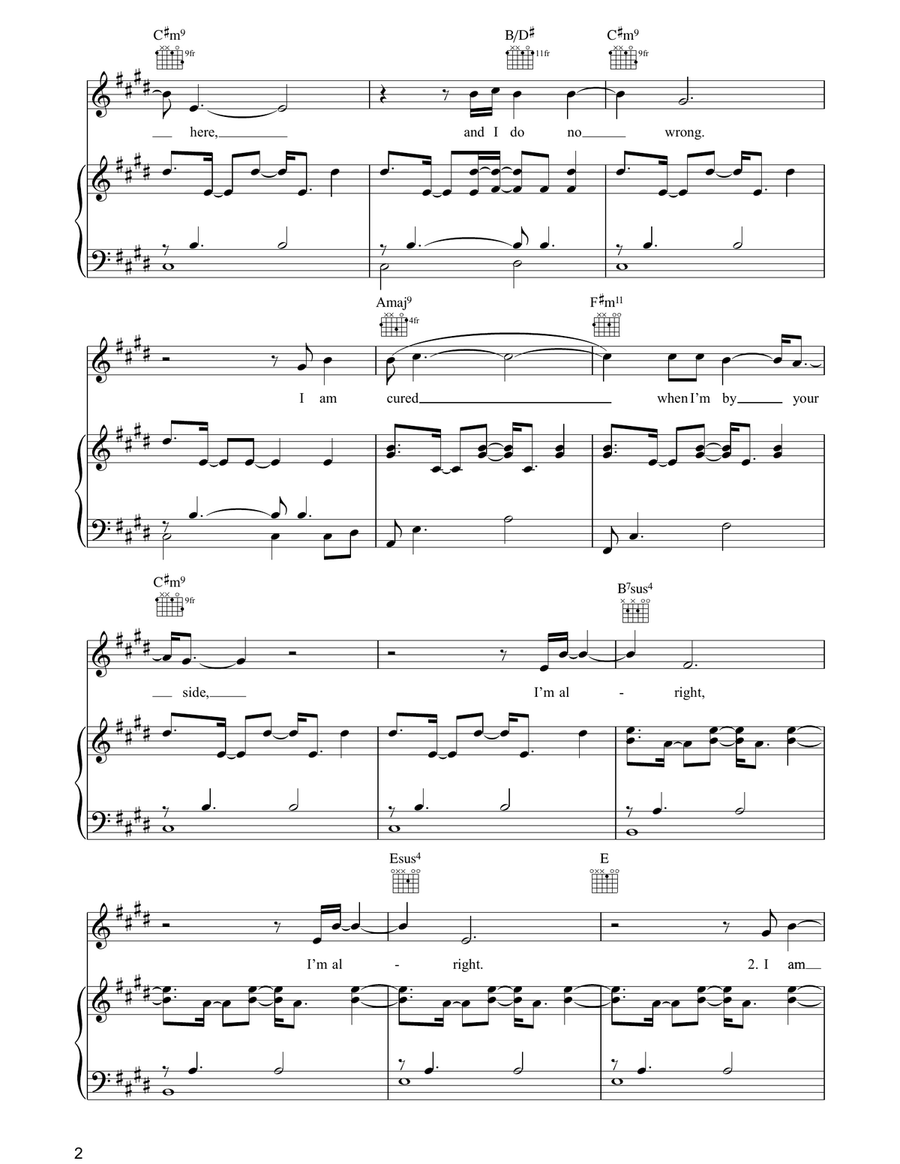 Careful Where You Stand Careful Where You Stand Piano, Vocal, Guitar scores gallery preview page 2