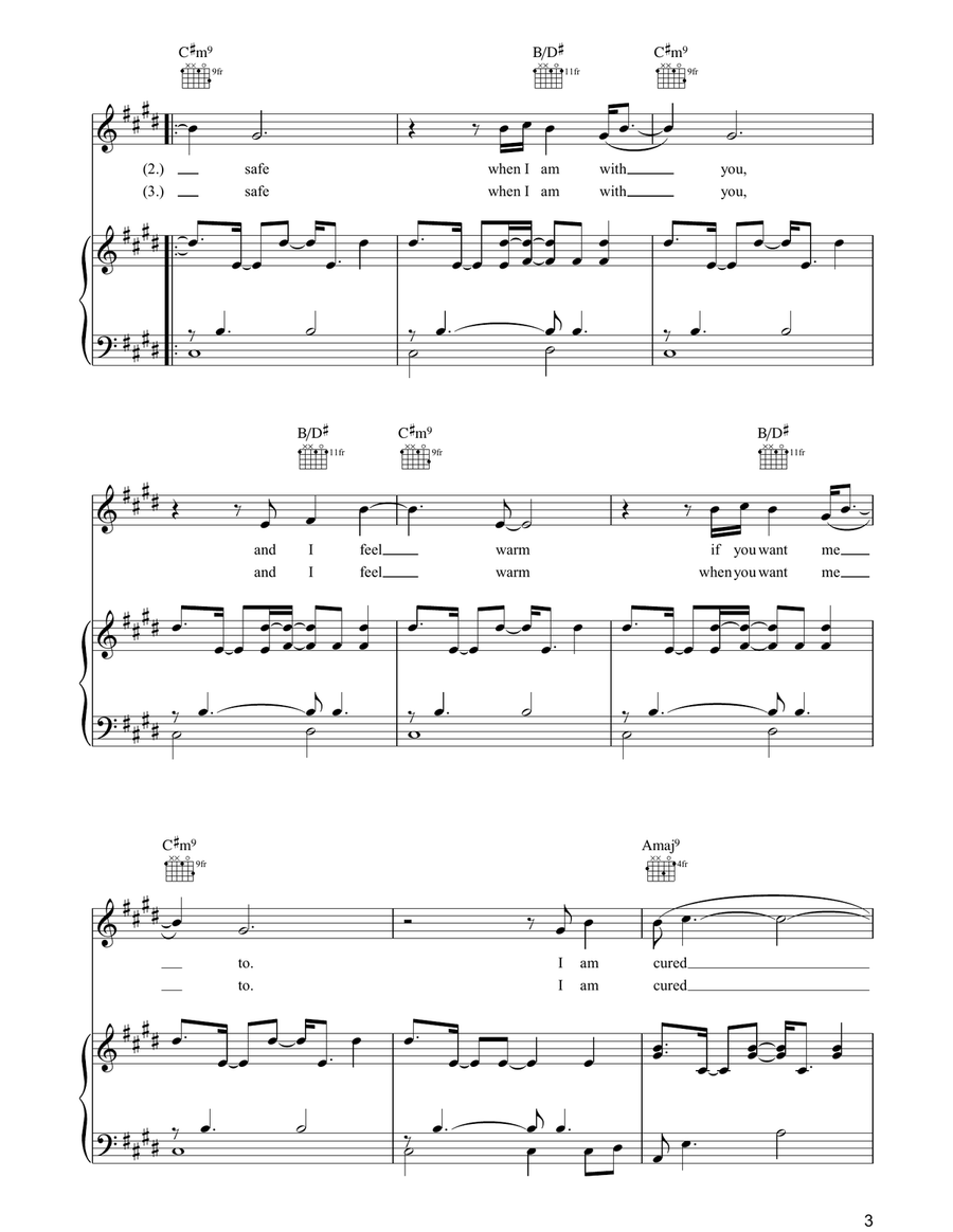 Careful Where You Stand Careful Where You Stand Piano, Vocal, Guitar scores gallery preview page 3