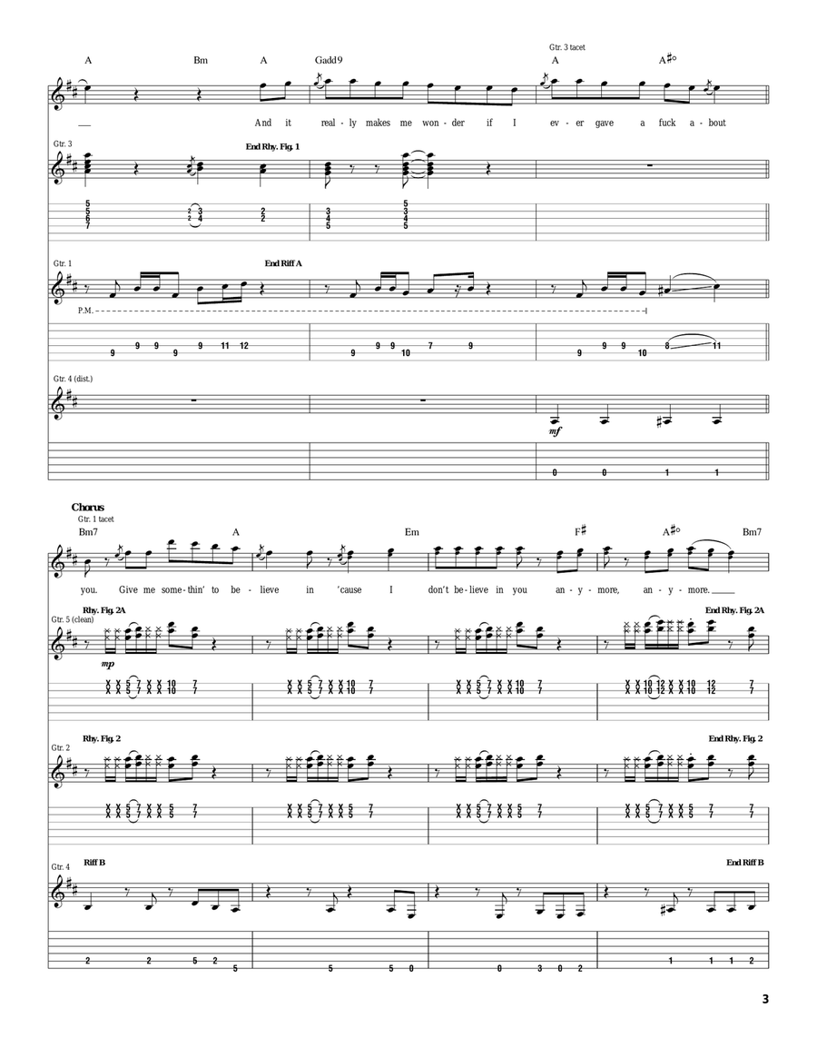 Makes Me Wonder Makes Me Wonder Acoustic Guitar scores gallery preview page 3