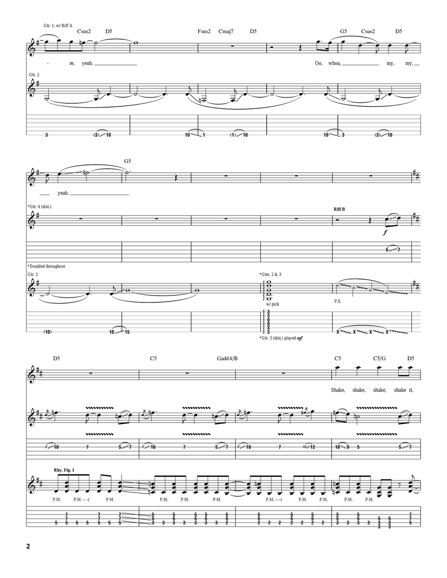 Fire Woman Fire Woman Acoustic Guitar scores gallery preview page 2