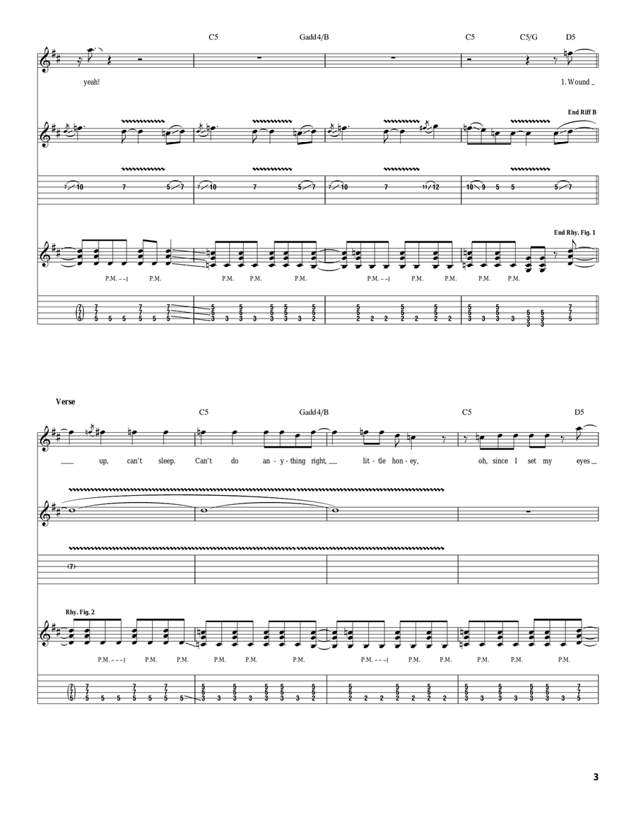 Fire Woman Fire Woman Acoustic Guitar scores gallery preview page 3