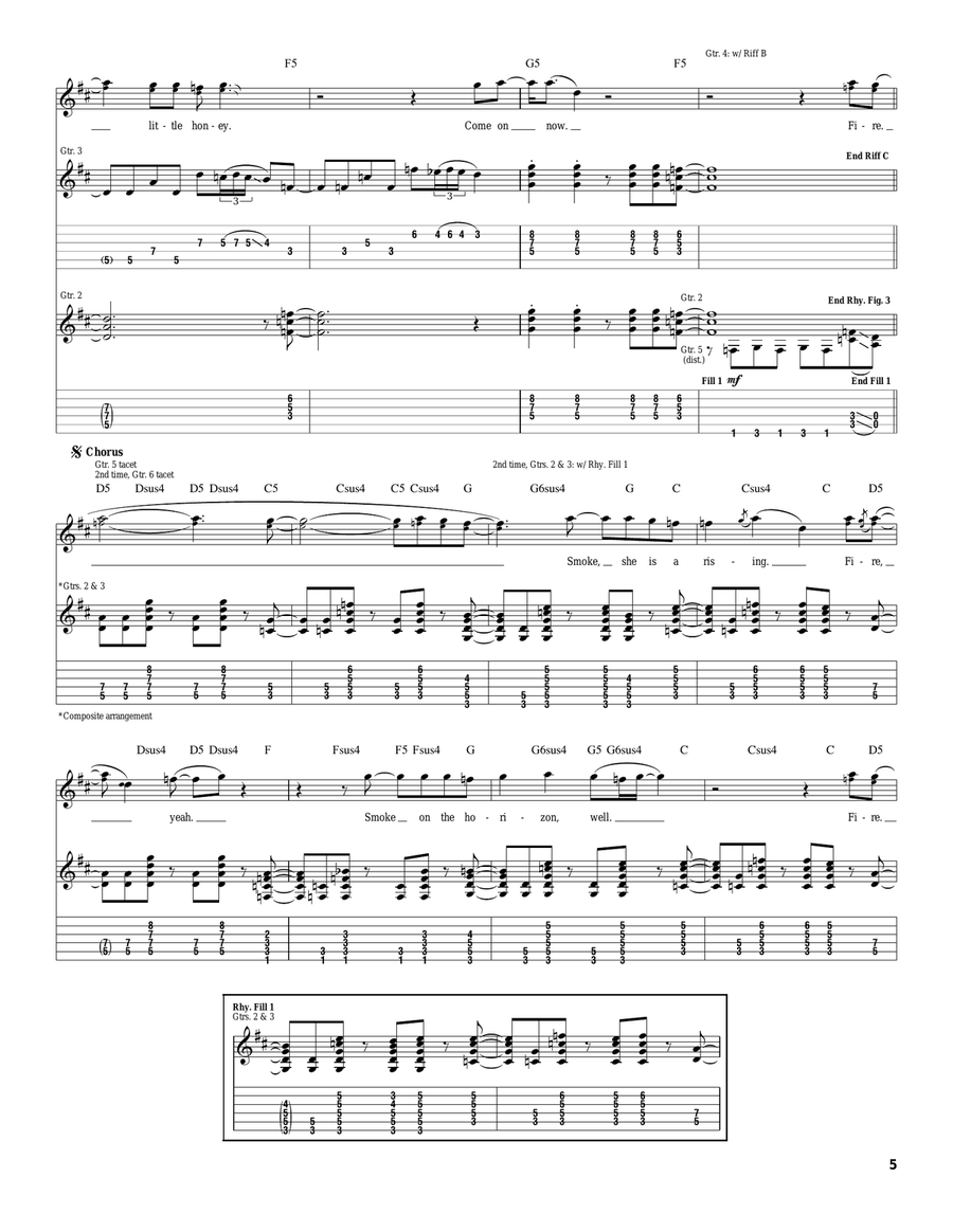 Fire Woman Fire Woman Acoustic Guitar scores gallery preview page 5
