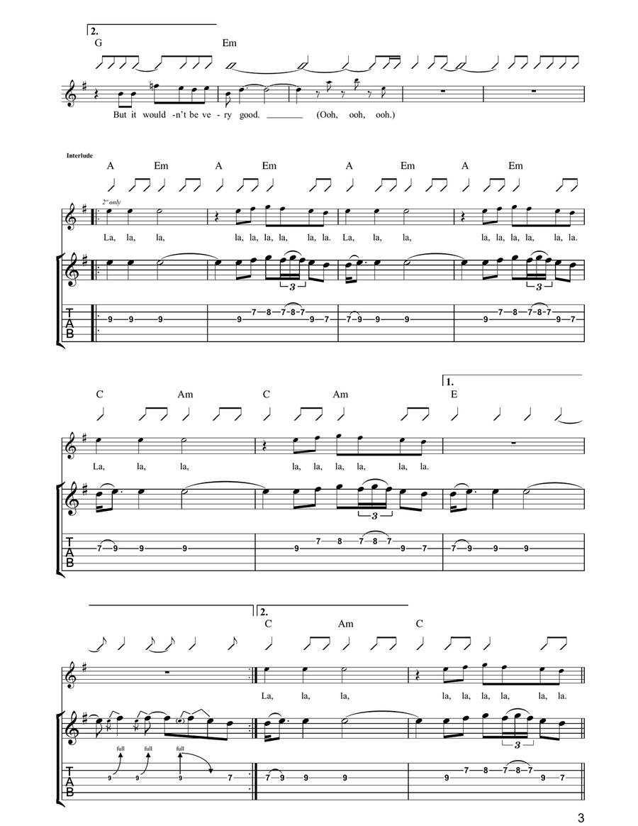 I Can Do It Without You I Can Do It Without You Acoustic Guitar scores gallery preview page 3