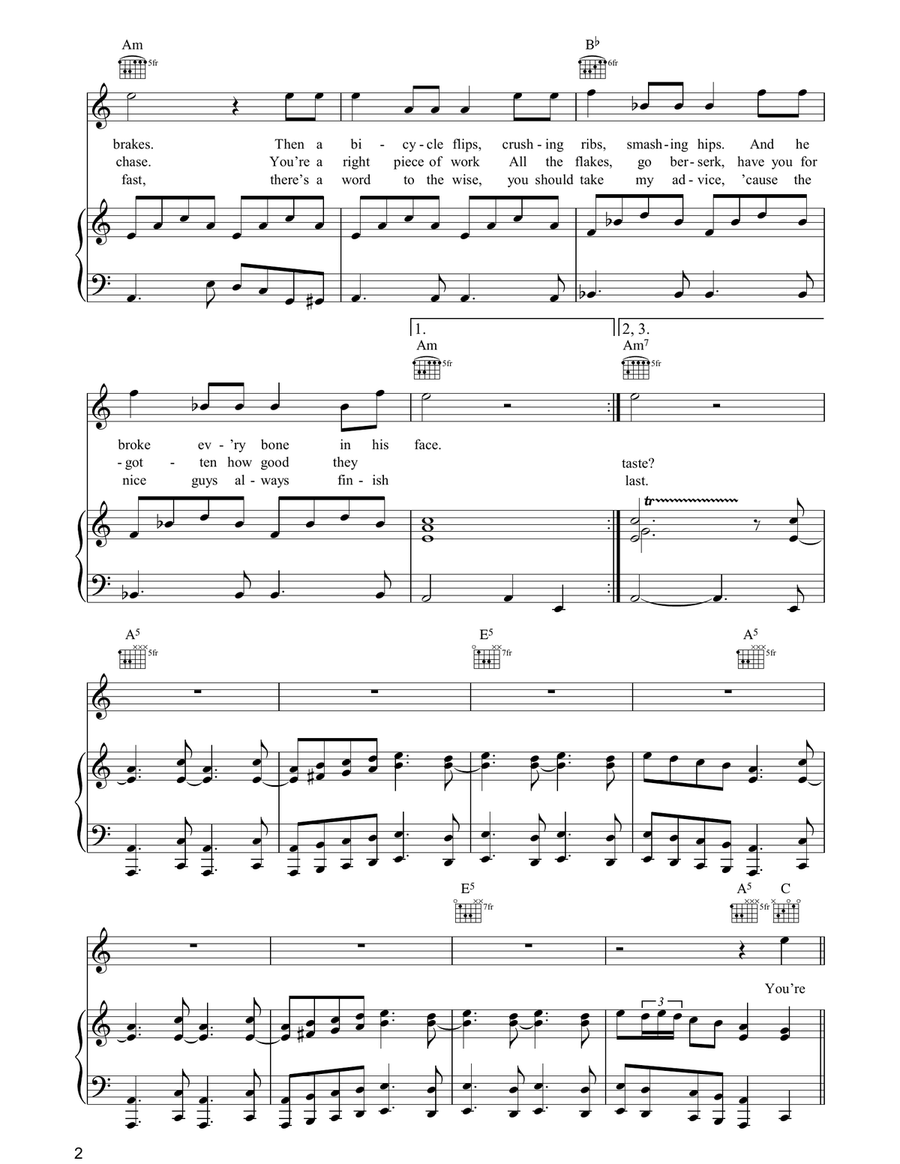 My Kind Of Guy My Kind Of Guy Piano, Vocal, Guitar scores gallery preview page 2