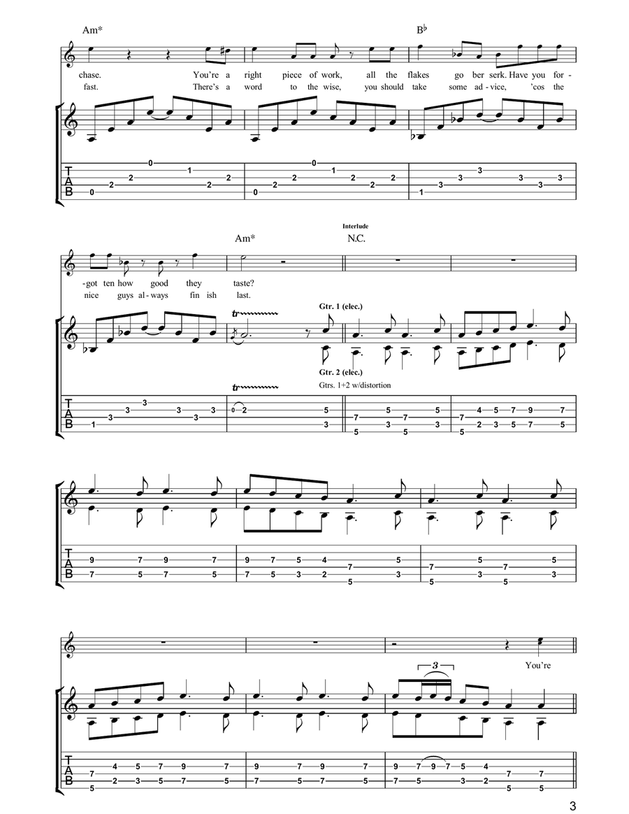 My Kind Of Guy My Kind Of Guy Acoustic Guitar scores gallery preview page 3