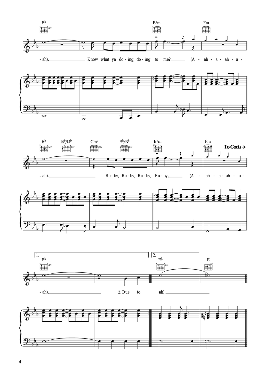 Ruby Guitar scores gallery preview page 4
