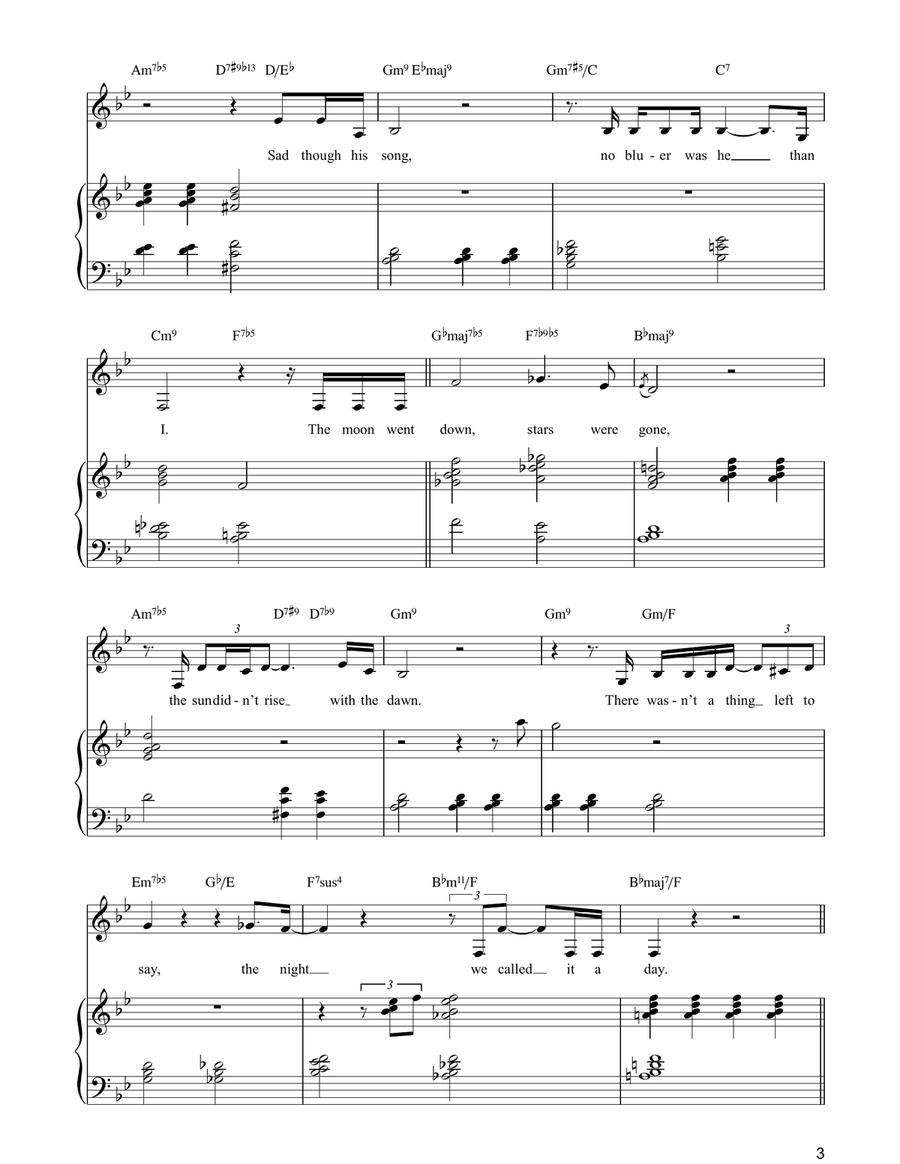 The Night We Called It A Day Guitar scores gallery preview page 3