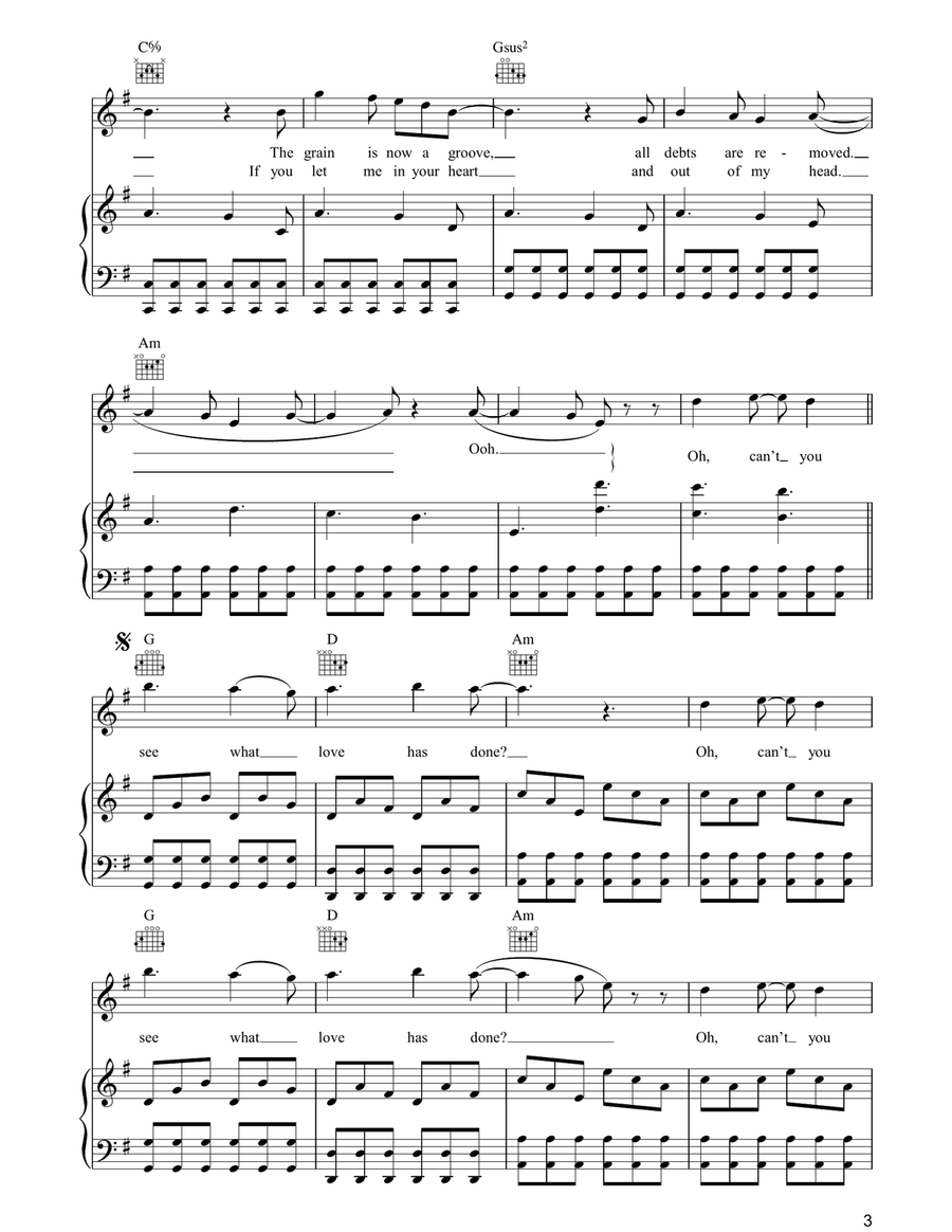 Window In The Skies Window In The Skies Piano, Vocal, Guitar scores gallery preview page 3