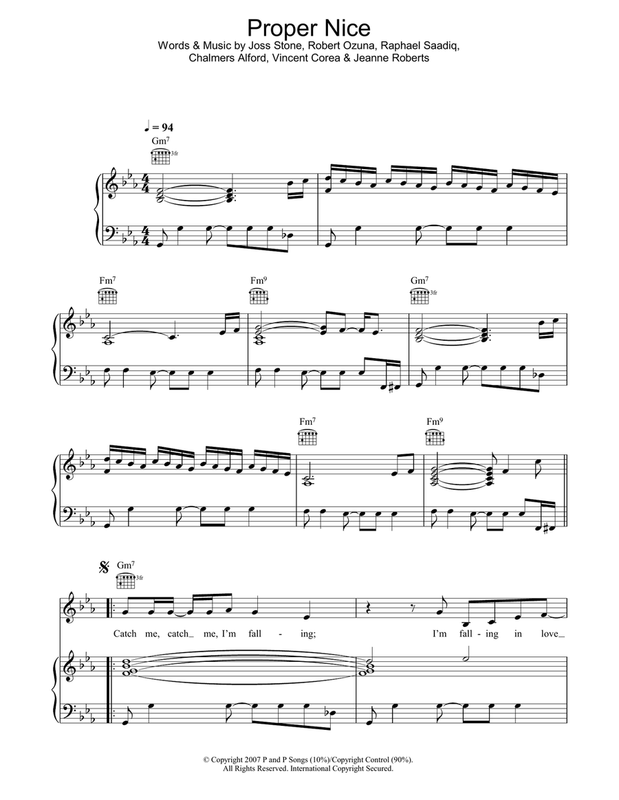 Proper Nice Acoustic Guitar scores gallery preview page 1