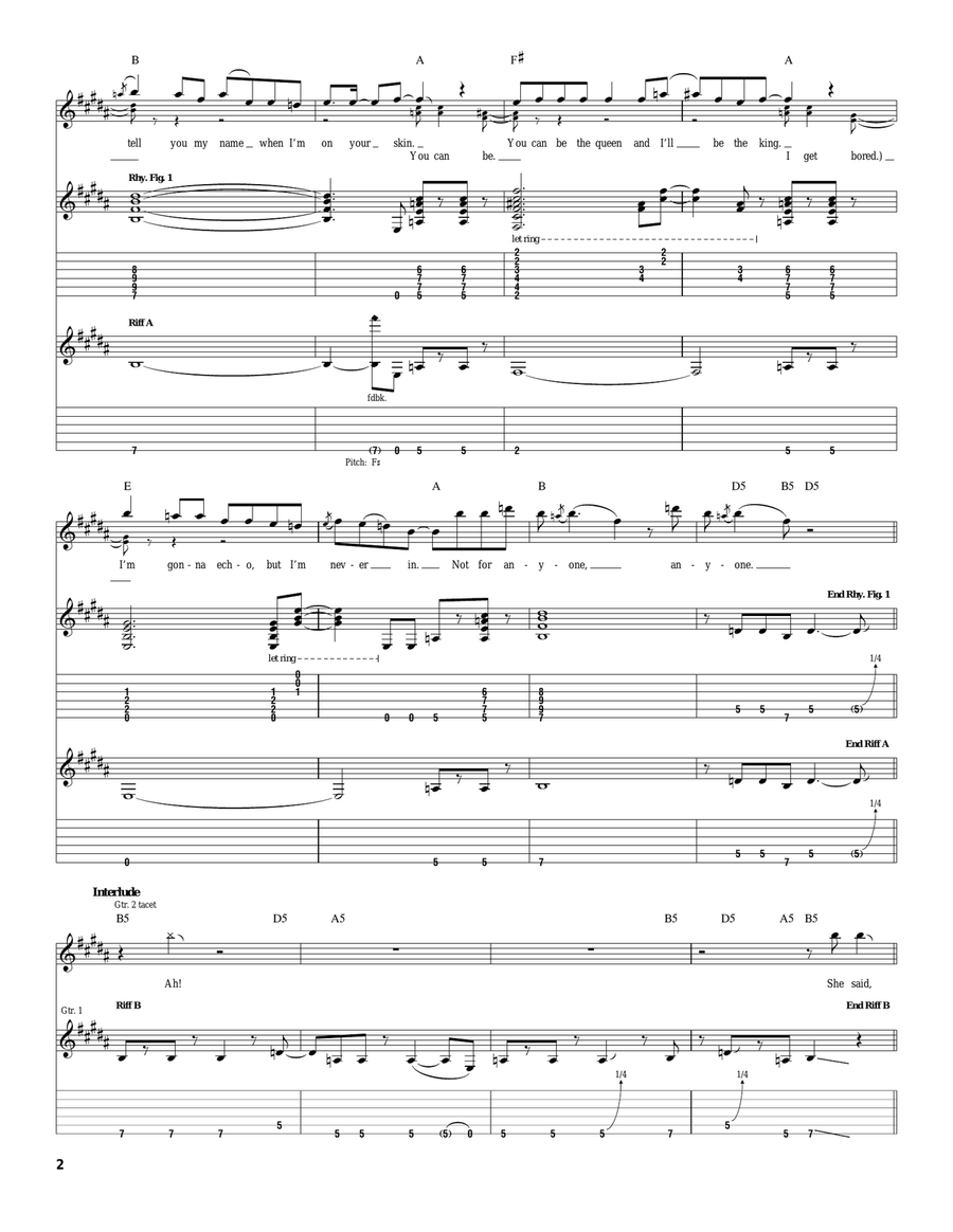 Put Your Money Where Your Mouth Is Acoustic Guitar scores gallery preview page 2