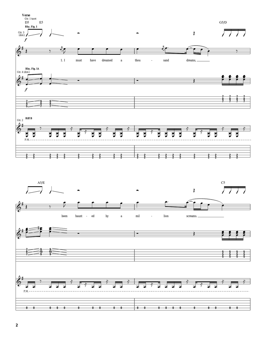 Land Of Confusion Land Of Confusion Acoustic Guitar scores gallery preview page 2
