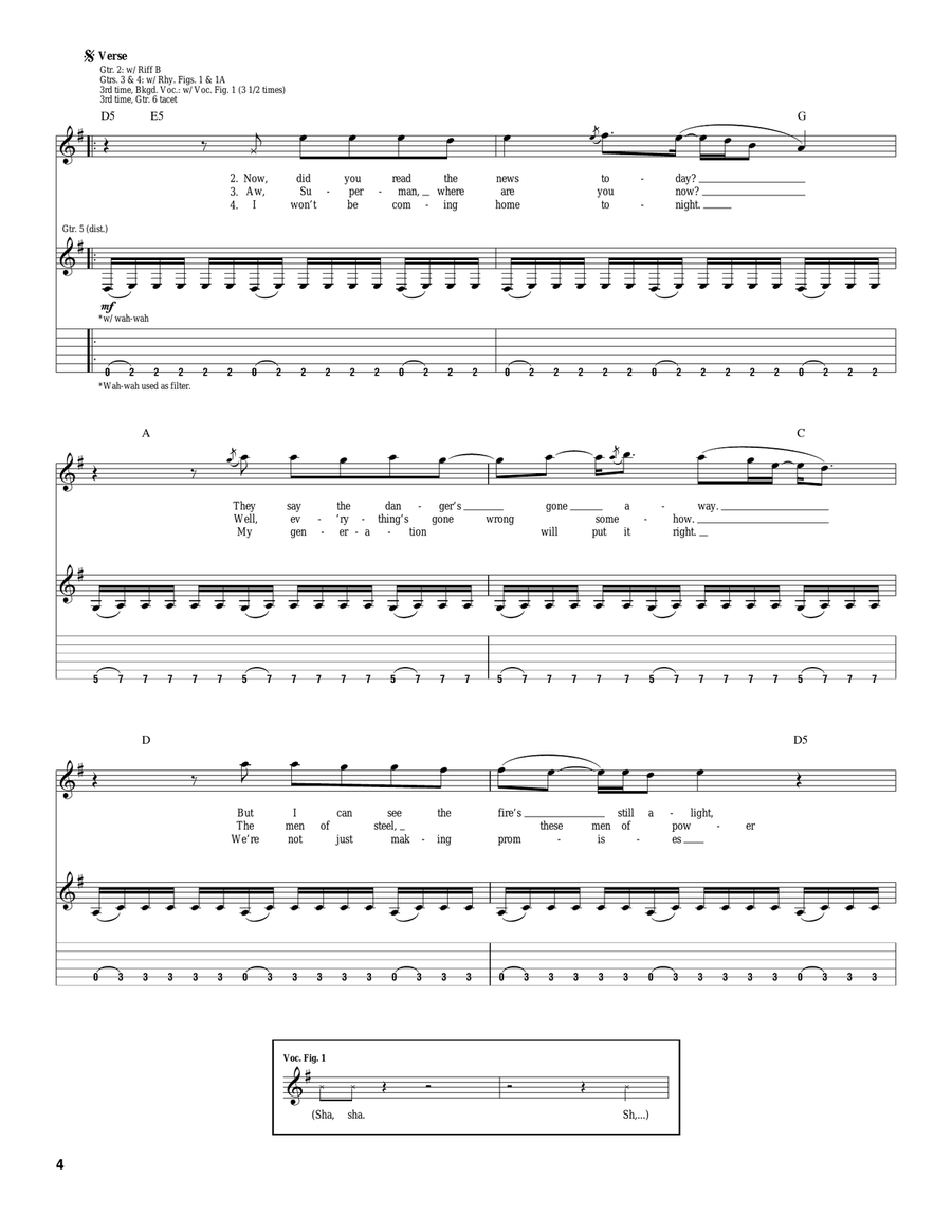 Land Of Confusion Land Of Confusion Acoustic Guitar scores gallery preview page 4