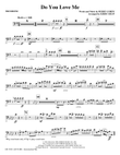 Do You Love Me - Trombone