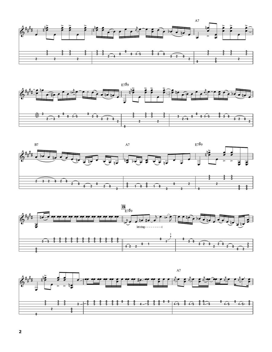 Scuttle Buttin' Scuttle Buttin' Acoustic Guitar scores gallery preview page 2