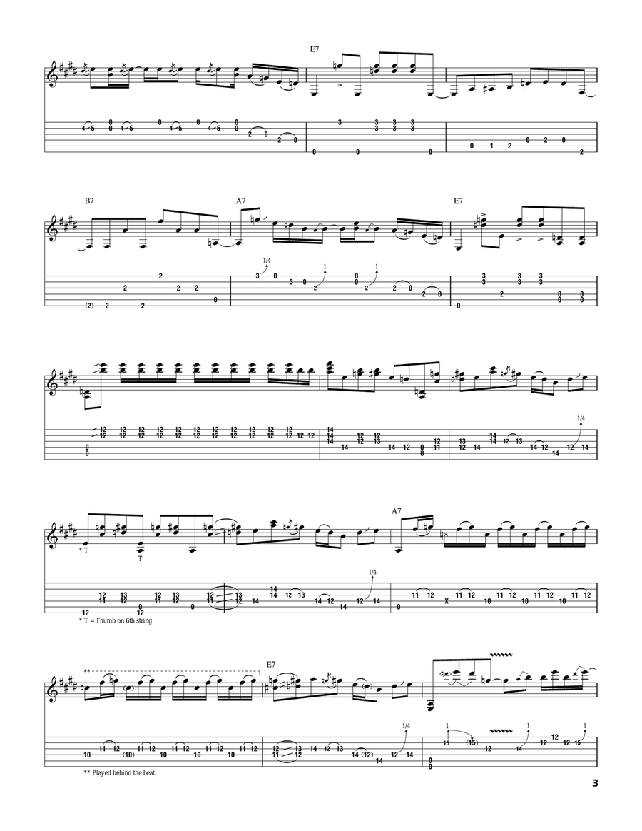 Scuttle Buttin' Scuttle Buttin' Acoustic Guitar scores gallery preview page 3