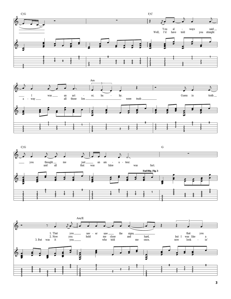 Lesson Learned Lesson Learned Acoustic Guitar scores gallery preview page 3
