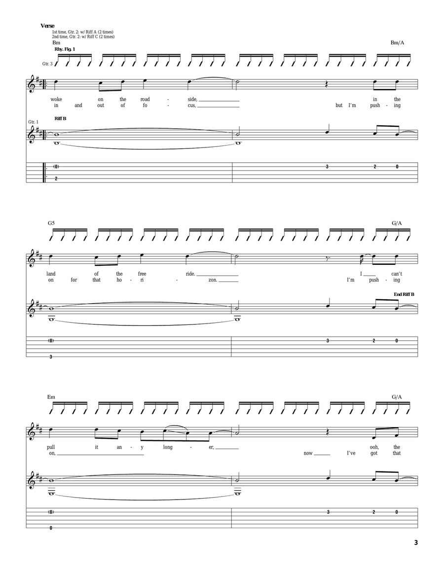 Bling (Confessions Of A King) Acoustic Guitar scores gallery preview page 3