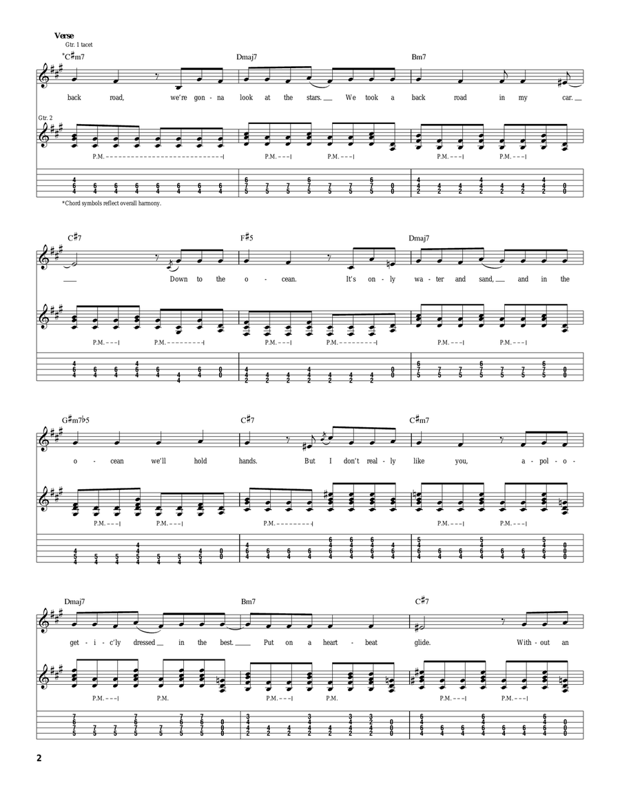 Bones Bones Acoustic Guitar scores gallery preview page 2