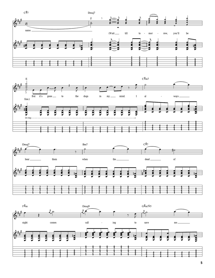 Bones Bones Acoustic Guitar scores gallery preview page 5