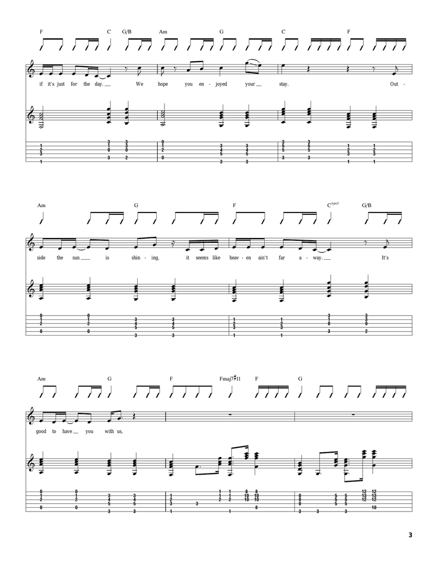 Exitlude Exitlude Acoustic Guitar scores gallery preview page 3