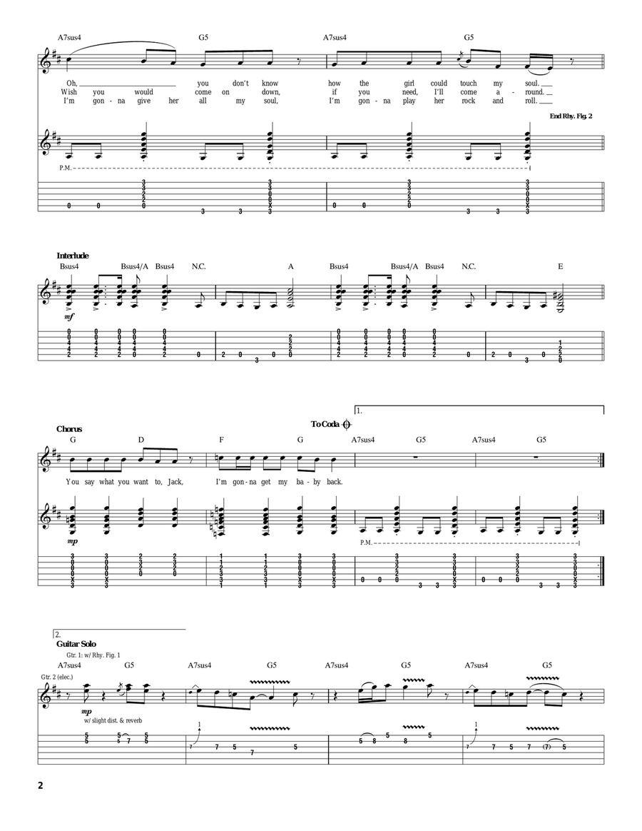 Jack Jack Acoustic Guitar scores gallery preview page 2